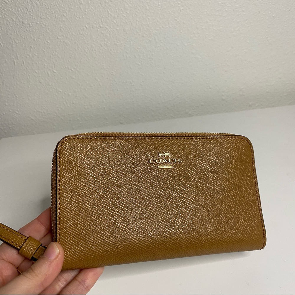 Coach Leather Wristlet Wallet